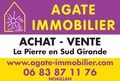 AGATE IMMOBILIER Agence immobiliere dans le sud gironde Agence immobiliere dans le sud Gironde